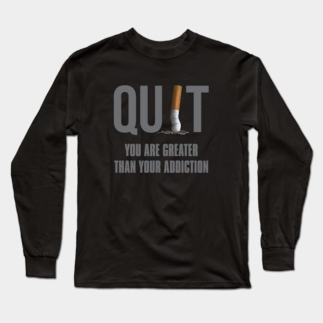 Give up smoking - November Long Sleeve T-Shirt by irfankokabi